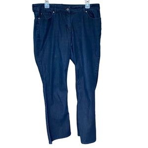 Shapesational Black Dark Denim pant Jeans 14 Straight Bootcut shaping Slimming